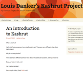 150-Louis Danker's Kashrut Project _ My Kashrut Project for Jewish Interactive