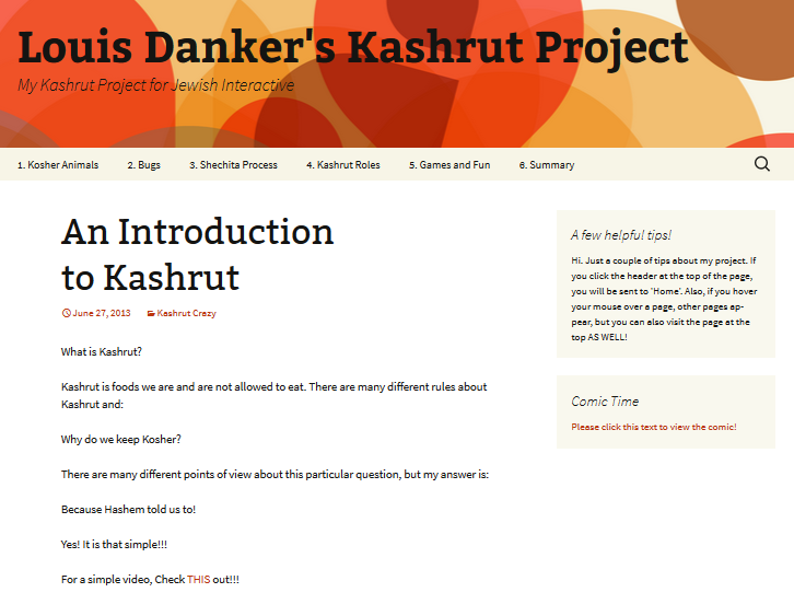 2013-07-29 13_48_55-Louis Danker's Kashrut Project _ My Kashrut Project for Jewish Interactive